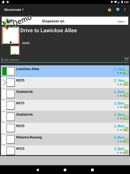 Emulate Route Navigation from MyAndroid or run Route Navigation using MyAndroid