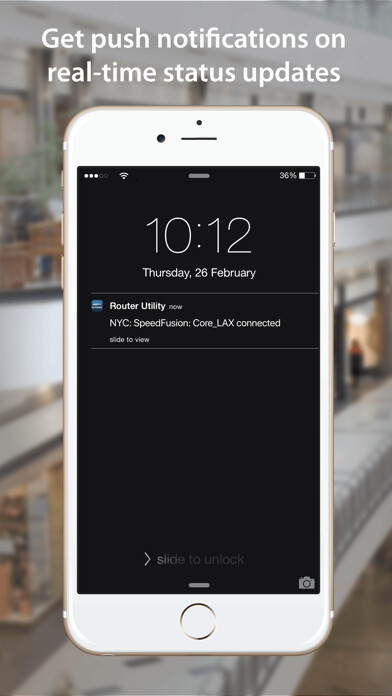 Emulate iPhone app Router Utility using MyAndroid