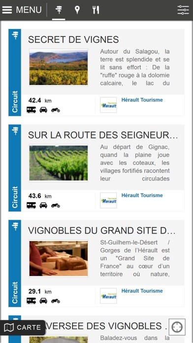 Run android online APK Routes des vins en Languedoc from MyAndroid or emulate Routes des vins en Languedoc using MyAndroid