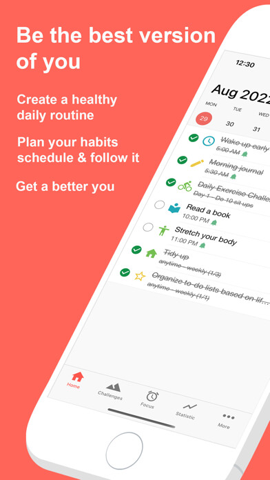 Emulate iPhone app Routinery: Happy daily rituals using MyAndroid Emulate iPhone app Routinery: Happy daily rituals using MyAndroid
