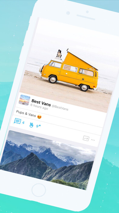 Emulate iPhone app Rove: A Vanlife Community using MyAndroid