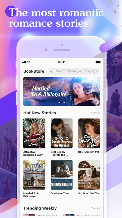 Emulate iPhone app Rovel-romance novel & fiction using MyAndroid
