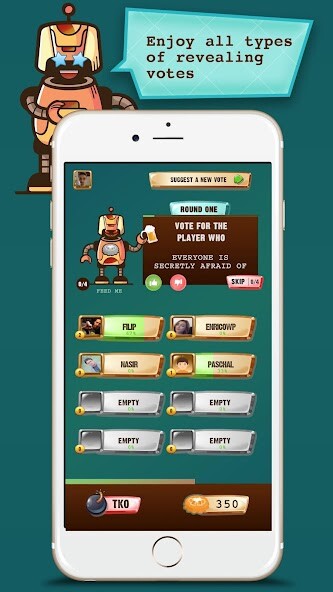Run android online APK Rowdy Rumble - The Evil Robot Party Drinking Game from MyAndroid or emulate Rowdy Rumble - The Evil Robot Party Drinking Game using MyAndroid