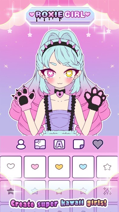 Emulate iPhone app Roxie girl - avatar maker using MyAndroid Emulate iPhone app Roxie girl - avatar maker using MyAndroid