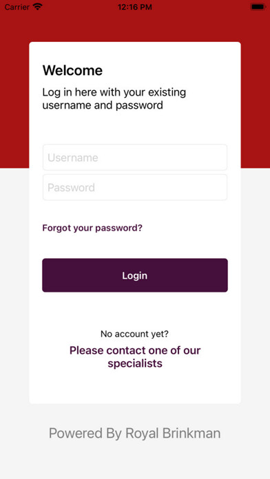 Emulate iPhone app Royal Brinkman MyScout using MyAndroid