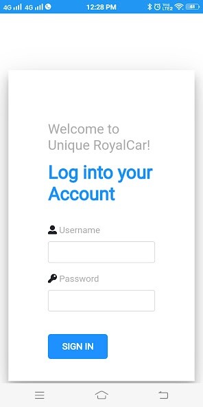Run android online APK Royal Cars Saleman app(Inhouse) from MyAndroid or emulate Royal Cars Saleman app(Inhouse) using MyAndroid