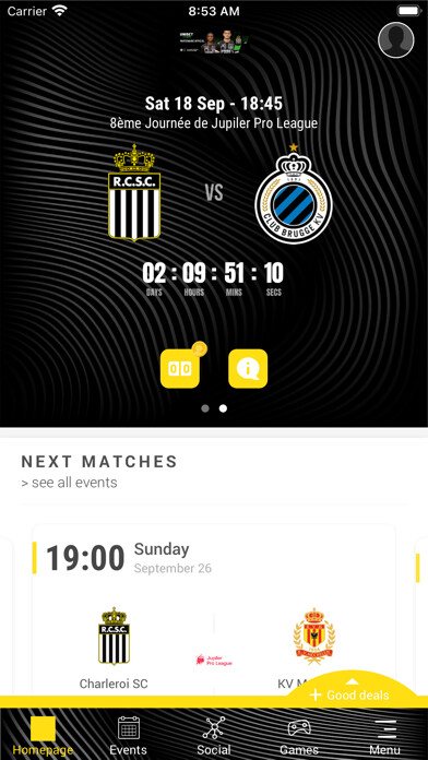 Emulate iPhone app Royal Charleroi Sporting Club using MyAndroid Emulate iPhone app Royal Charleroi Sporting Club using MyAndroid