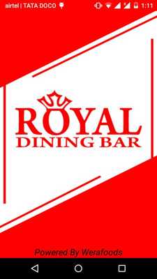 Emulate Android APK Royal Dining Bar