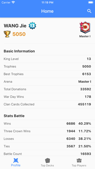 Emulate iPhone app Royale Asst. for Clash Royale using MyAndroid
