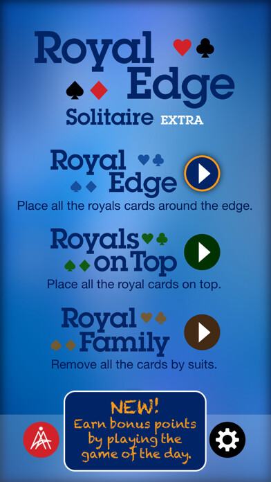 Emulate iPhone app Royal Edge Solitaire Extra using MyAndroid