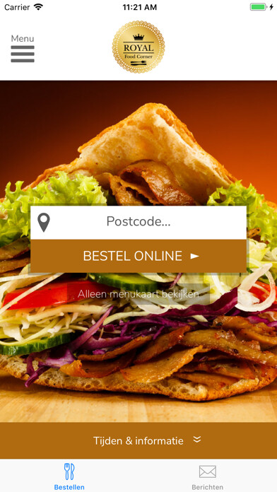 Emulate iPhone app Royal Food Corner using MyAndroid Emulate iPhone app Royal Food Corner using MyAndroid