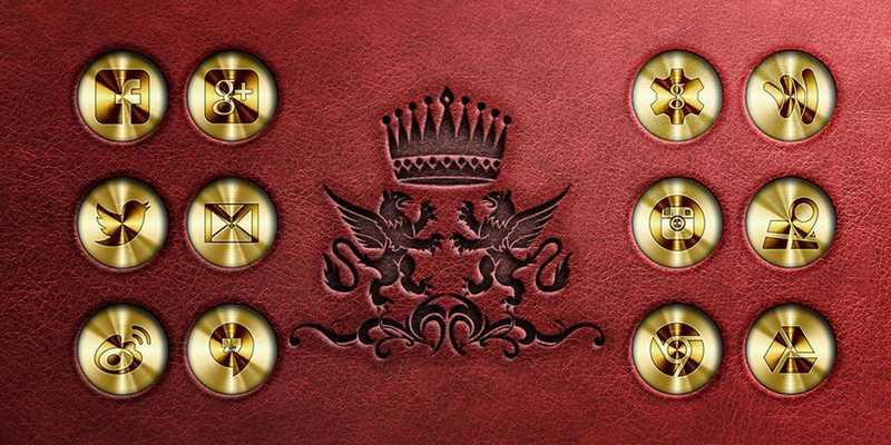 Emulate Android APK Royal Gold Solo Launcher Theme