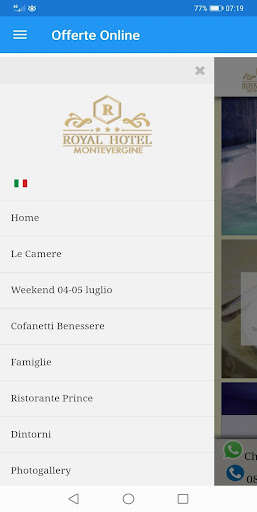 Run android online APK Royal Hotel Montevergine from MyAndroid or emulate Royal Hotel Montevergine using MyAndroid