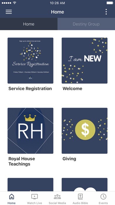 Emulate iPhone app Royal House - St. Catharines using MyAndroid