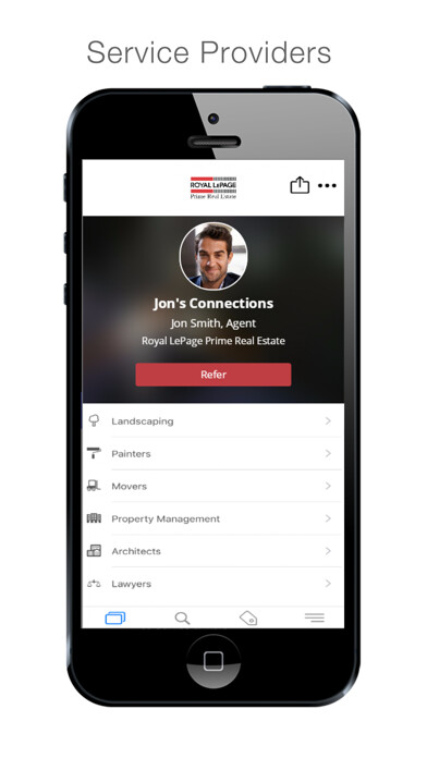 Emulate iPhone app Royal LePage Prime Real Estate using MyAndroid