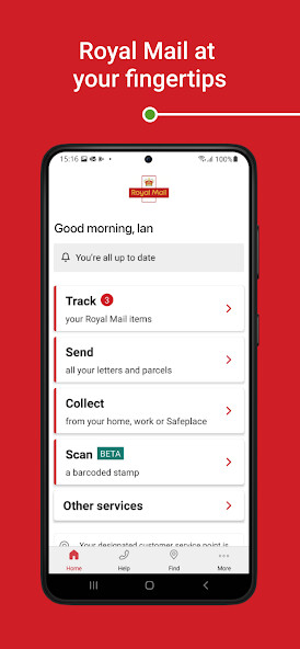 Emulate Android APK Royal Mail