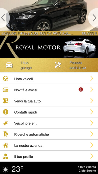 Emulate iPhone app Royal Motor using MyAndroid Emulate iPhone app Royal Motor using MyAndroid