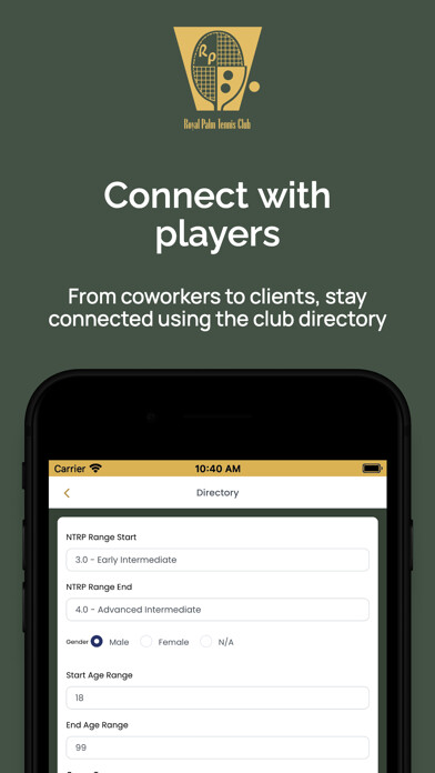 Emulate iPhone app Royal Palm Tennis Club using MyAndroid Emulate iPhone app Royal Palm Tennis Club using MyAndroid