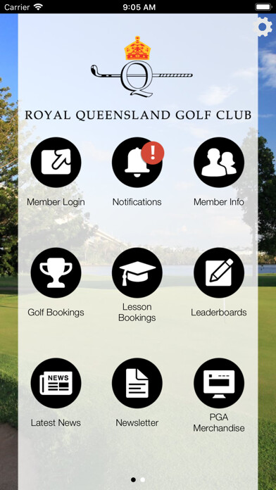 Emulate iPhone app Royal Queensland Golf Club using MyAndroid Emulate iPhone app Royal Queensland Golf Club using MyAndroid