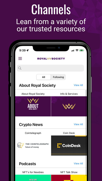 Run android online APK Royal Society-NFT from MyAndroid or emulate Royal Society-NFT using MyAndroid