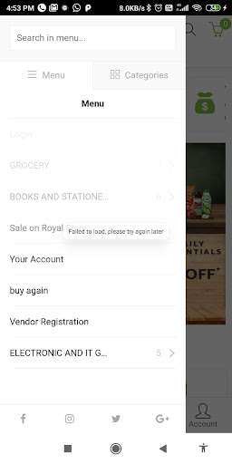 Run android online APK Royal store : grocery & electronic and more from MyAndroid or emulate Royal store : grocery & electronic and more using MyAndroid