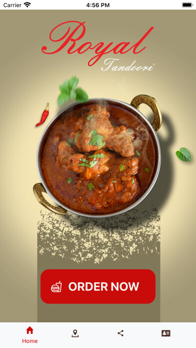 Emulate iPhone app Royal Tandoori Takeaway using MyAndroid Emulate iPhone app Royal Tandoori Takeaway using MyAndroid