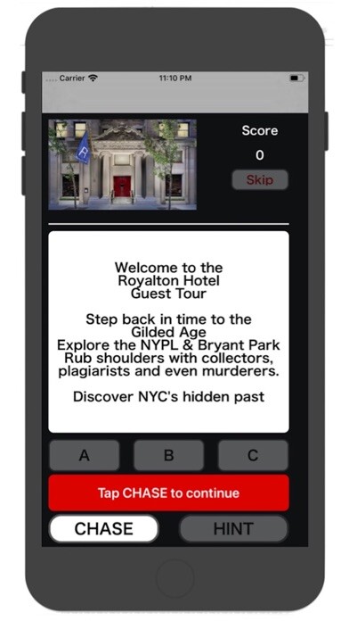 Emulate iPhone app Royalton Guest Tour using MyAndroid