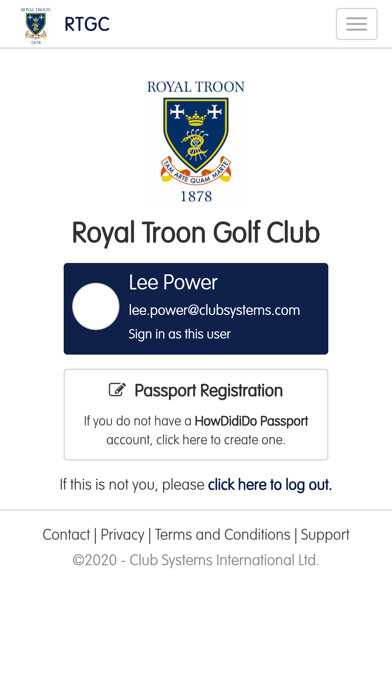 Emulate iPhone app Royal Troon Members using MyAndroid Emulate iPhone app Royal Troon Members using MyAndroid