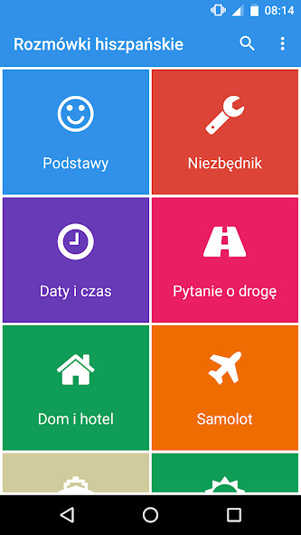 Emulate iPhone app Rozmówki polsko-hiszpa?skie using MyAndroid Emulate iPhone app Rozmówki polsko-hiszpa?skie using MyAndroid