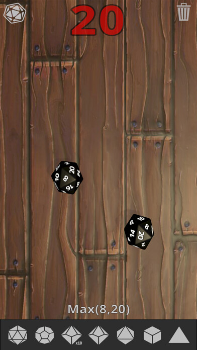 Emulate iPhone app RPG Dice by Crit Games using MyAndroid Emulate iPhone app RPG Dice by Crit Games using MyAndroid