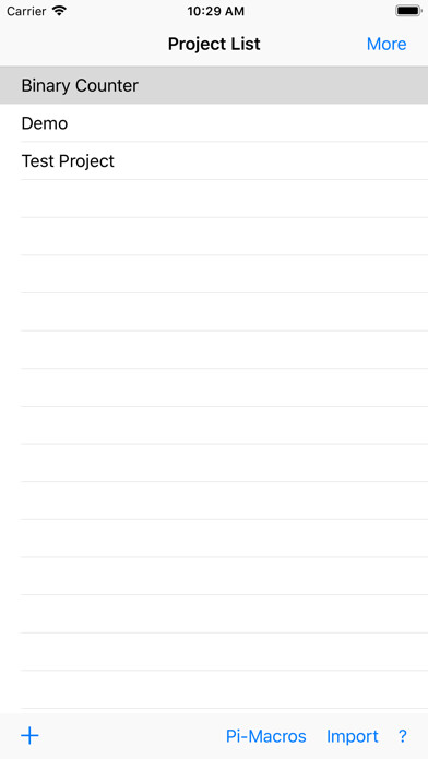 Emulate iPhone app RPiControl using MyAndroid