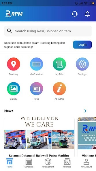 Run android online APK RPM Trans Tracking Apps from MyAndroid or emulate RPM Trans Tracking Apps using MyAndroid