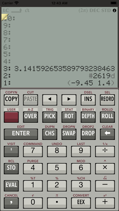 Emulate iPhone app RPN 28x Calc using MyAndroid Emulate iPhone app RPN 28x Calc using MyAndroid