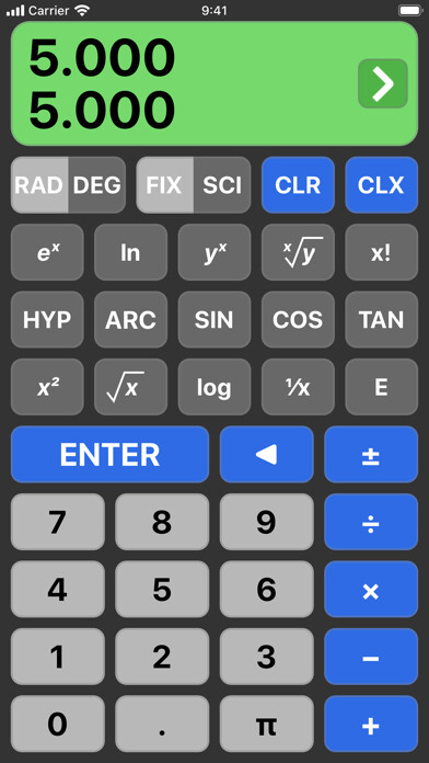 Emulate iPhone app RPN Calc using MyAndroid Emulate iPhone app RPN Calc using MyAndroid