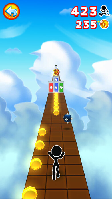 Emulate iPhone app RPS DASH - Free Run Game - using MyAndroid