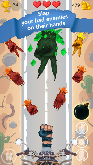 Emulate iPhone app RPS - fantasy World of Hands using MyAndroid
