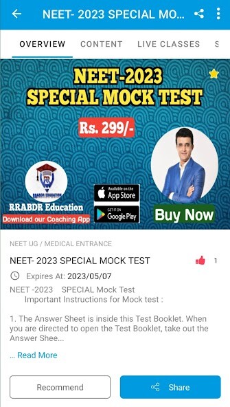 Emulate RRABDR Education NEET  JEE from MyAndroid or run RRABDR Education NEET  JEE using MyAndroid