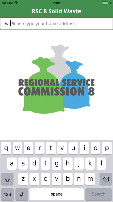 Emulate iPhone app RSC 8 Solid Waste using MyAndroid