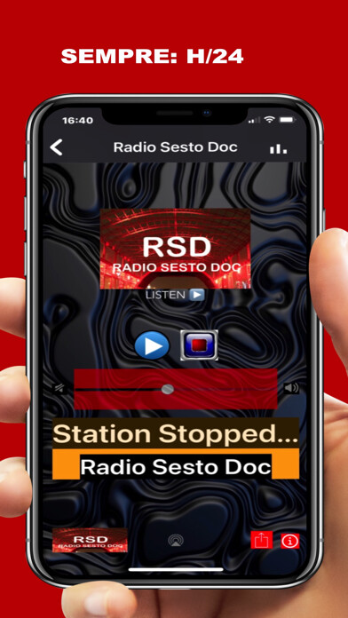 Emulate iPhone app RSD - Radio Sesto Doc using MyAndroid Emulate iPhone app RSD - Radio Sesto Doc using MyAndroid