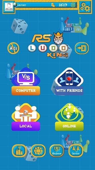 Run android online APK RS Ludo King - Realtime Multiplayer Ludo Game from MyAndroid or emulate RS Ludo King - Realtime Multiplayer Ludo Game using MyAndroid