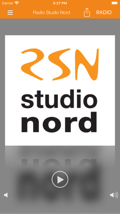 Emulate iPhone app RSN - Radio Studio Nord using MyAndroid