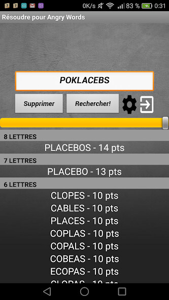 Run android online APK Résoudre pour Angry Words from MyAndroid or emulate Résoudre pour Angry Words using MyAndroid