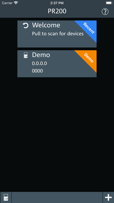 Emulate iPhone app R&S®PR200 using MyAndroid Emulate iPhone app R&S®PR200 using MyAndroid