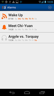 Emulate Android APK RSS Alarm Lite