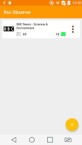 Run android online APK Rss Observer from MyAndroid or emulate Rss Observer using MyAndroid