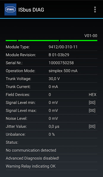Run android online APK R. STAHL APP ISbusDiag from MyAndroid or emulate R. STAHL APP ISbusDiag using MyAndroid