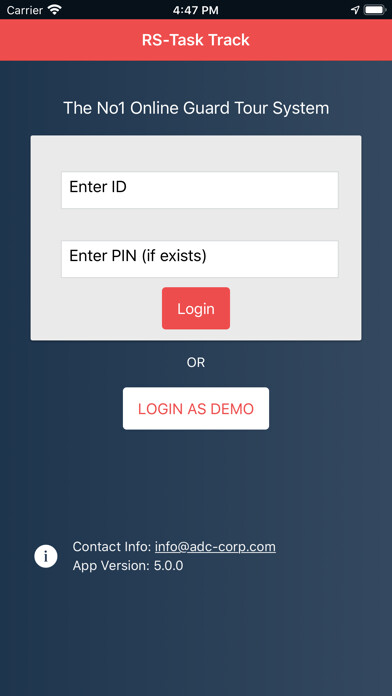 Emulate iPhone app RS-Task Track using MyAndroid