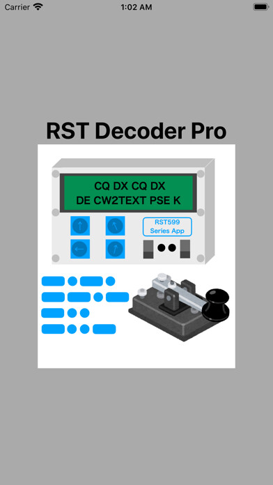Emulate iPhone app RST Decoder Pro using MyAndroid
