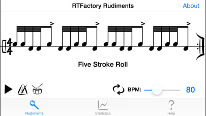 Emulate iPhone app RTFactory Rudiments using MyAndroid