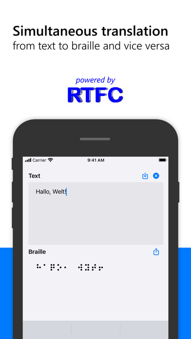 Emulate iPhone app RTFC Translator using MyAndroid